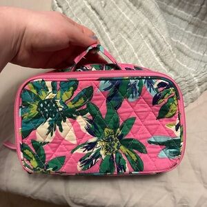 Vera Bradley two pocket makeup bag